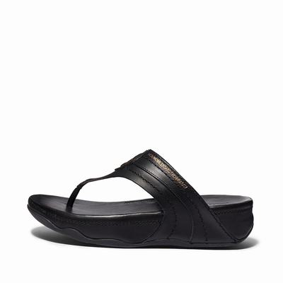 Black Women's Fitflop WALKSTAR Limited Edition Toe-Post Sandals | FO3946180