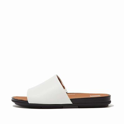 Cream Women's Fitflop GRACIE Leather Sandals | VN5189042