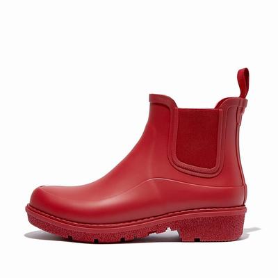 Red Women's Fitflop WONDERWELLY Chelsea Rain Boots | AM6201378