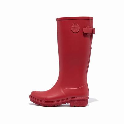 Red Women's Fitflop WONDERWELLY Tall Rain Boots | VO9846237