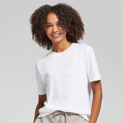 White Women's Fitflop BASIC THREADS Crew T Shirt T Shirts | FC6940158