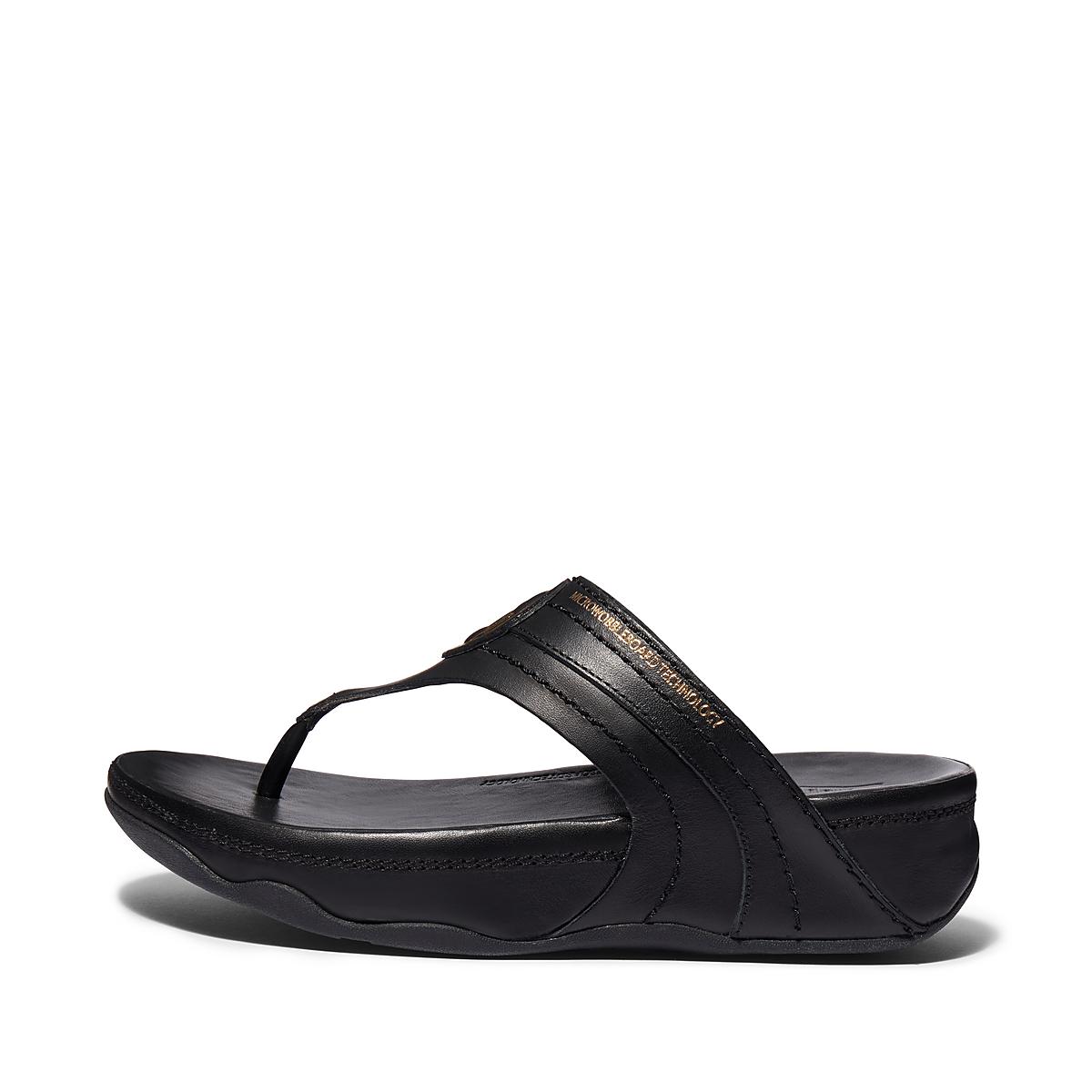 Black Women\'s Fitflop WALKSTAR Limited Edition Toe-Post Sandals | FO3946180