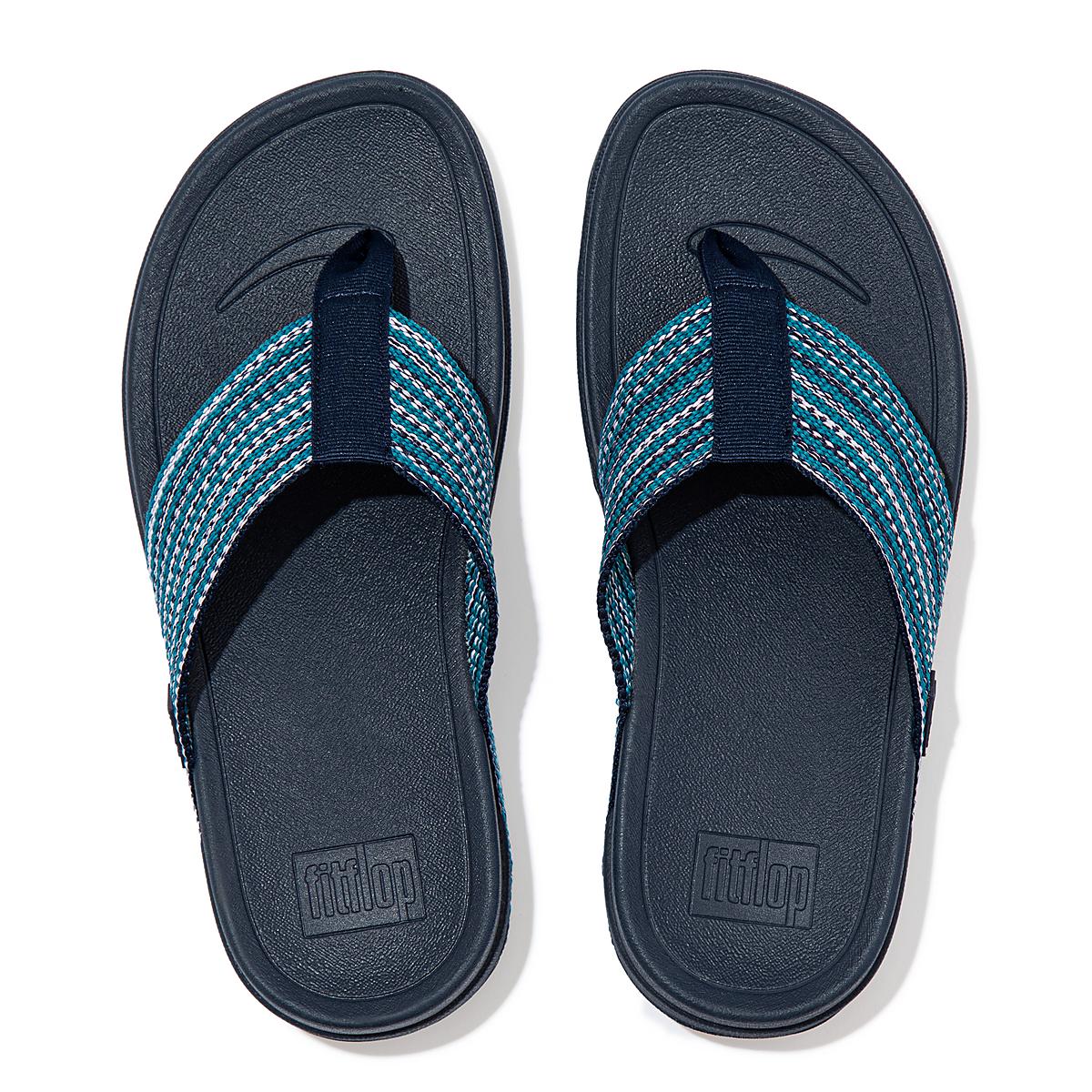 Blue Women's Fitflop SURFA Toe-Post Sandals | QB5274986