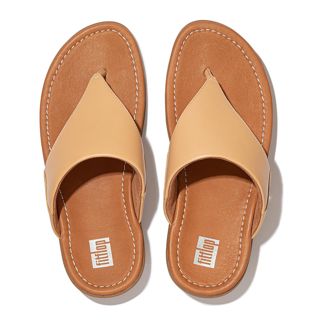 Brown Women's Fitflop MYLA Toe-Post Sandals | UK8214379