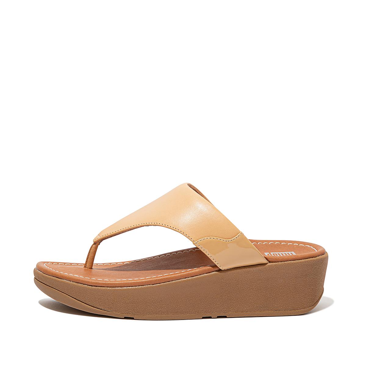 Brown Women\'s Fitflop MYLA Toe-Post Sandals | UK8214379