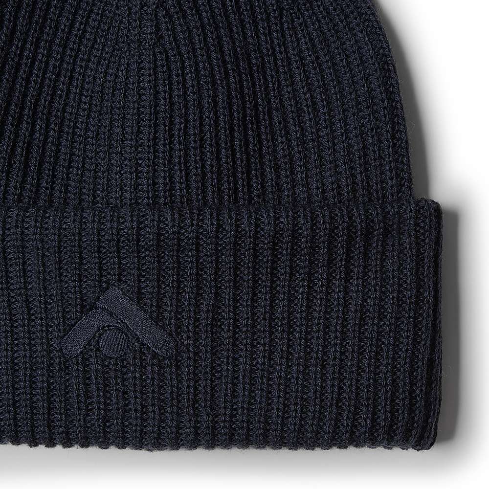 Navy Women's Fitflop BASIC THREADS Merino Wool Knit Beanie | YI5398247