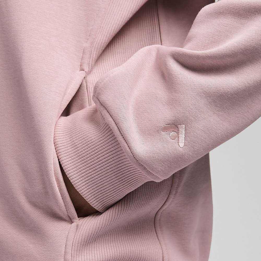 Pink Women's Fitflop BASIC THREADS Full Zip Hoodie | RK1240376