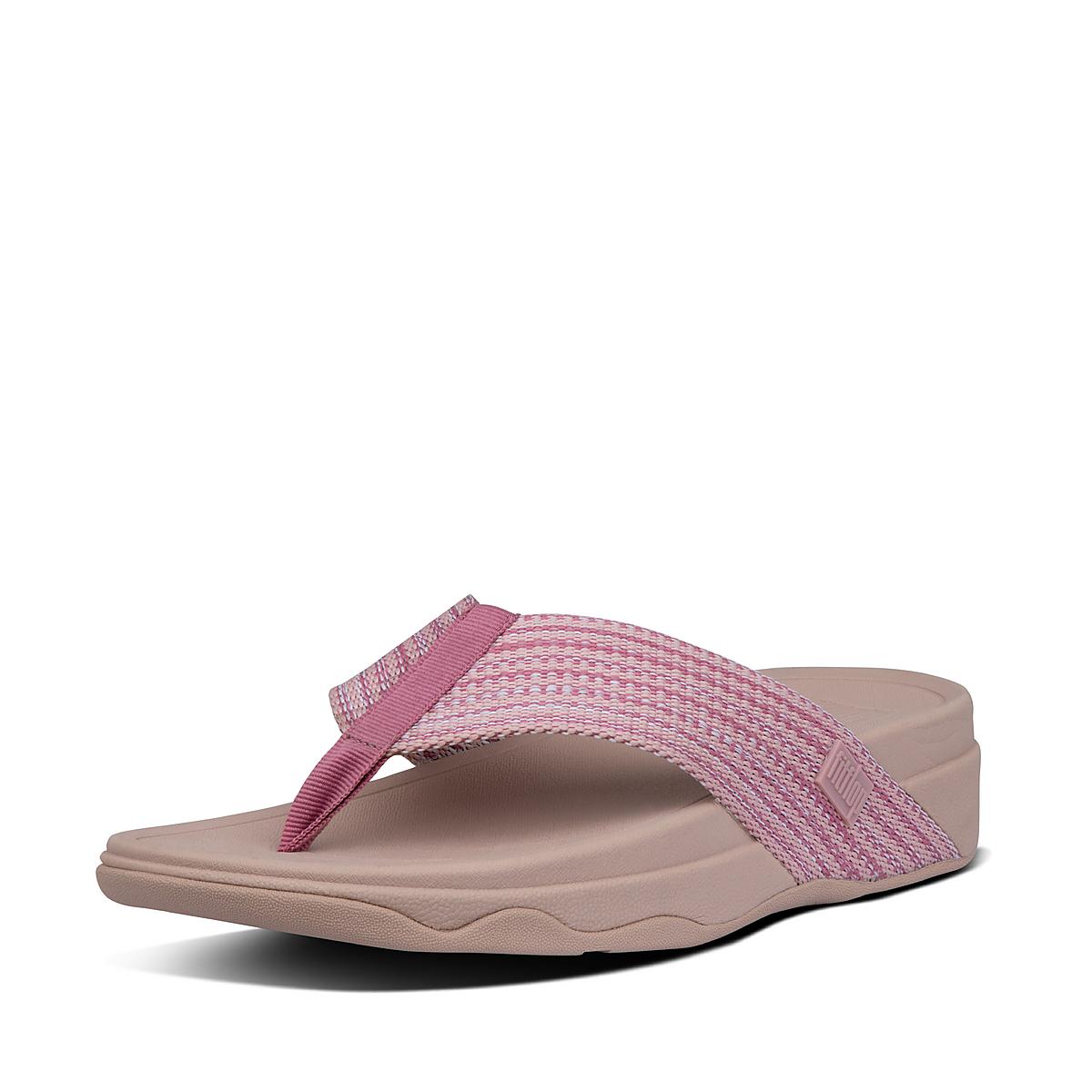 Pink Women's Fitflop SURFA Toe-Post Sandals | CB6493702