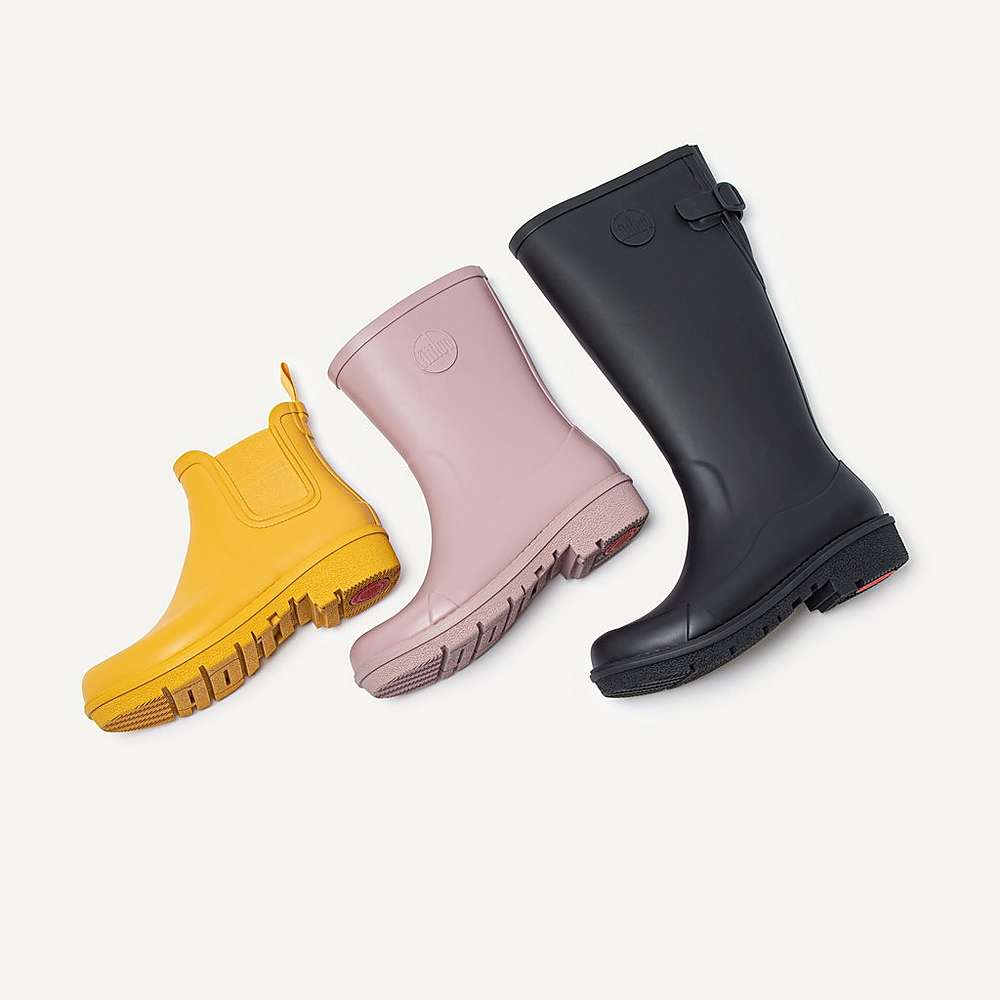 Pink Women's Fitflop WONDERWELLY Short Rain Boots | WJ9731856