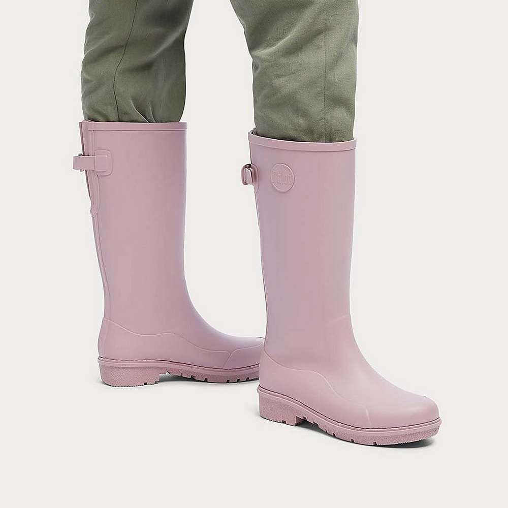 Pink Women's Fitflop WONDERWELLY Tall Rain Boots | BK2413065