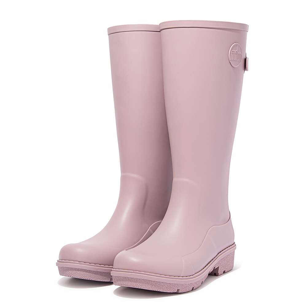 Pink Women's Fitflop WONDERWELLY Tall Rain Boots | BK2413065