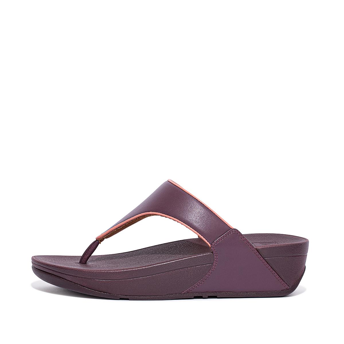 Purple Women\'s Fitflop LULU Pop Binding Toe-Post Sandals | QS0785924