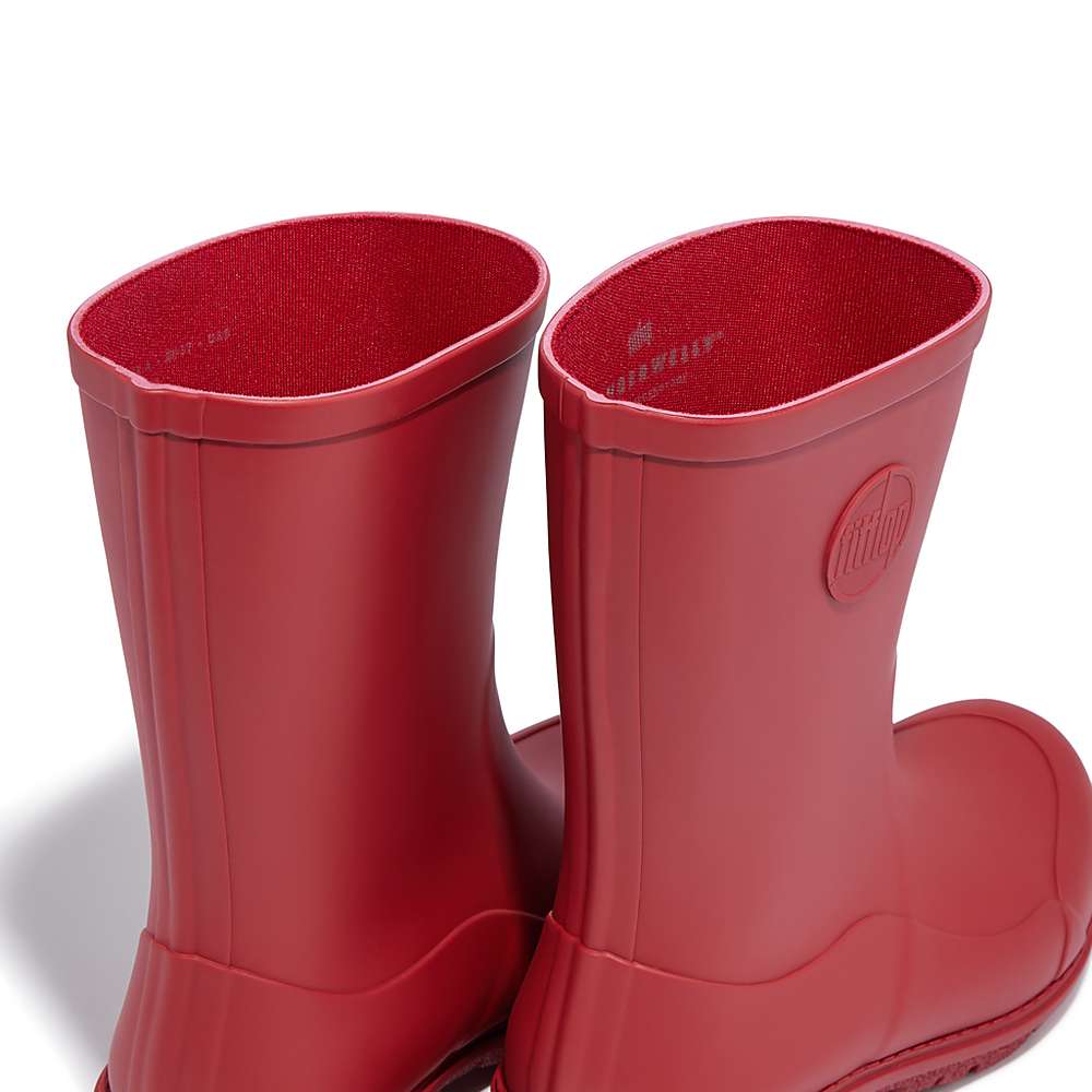 Red Women's Fitflop WONDERWELLY Short Rain Boots | UX5240178