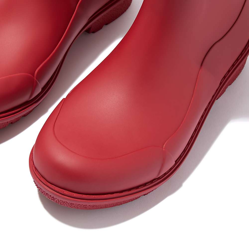 Red Women's Fitflop WONDERWELLY Short Rain Boots | UX5240178