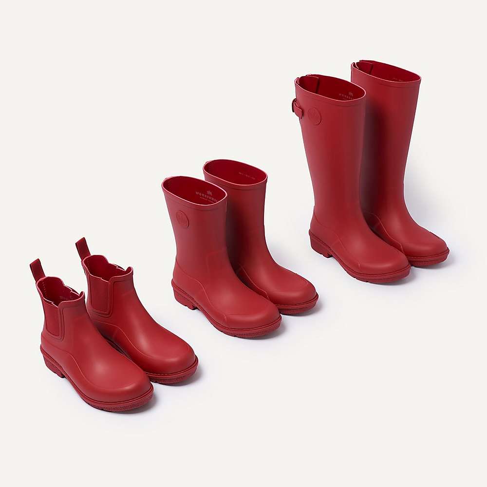 Red Women's Fitflop WONDERWELLY Short Rain Boots | UX5240178