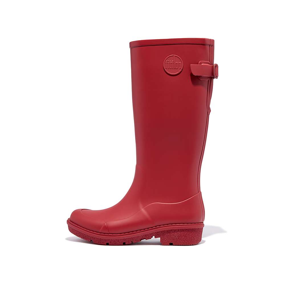 Red Women\'s Fitflop WONDERWELLY Tall Rain Boots | VO9846237