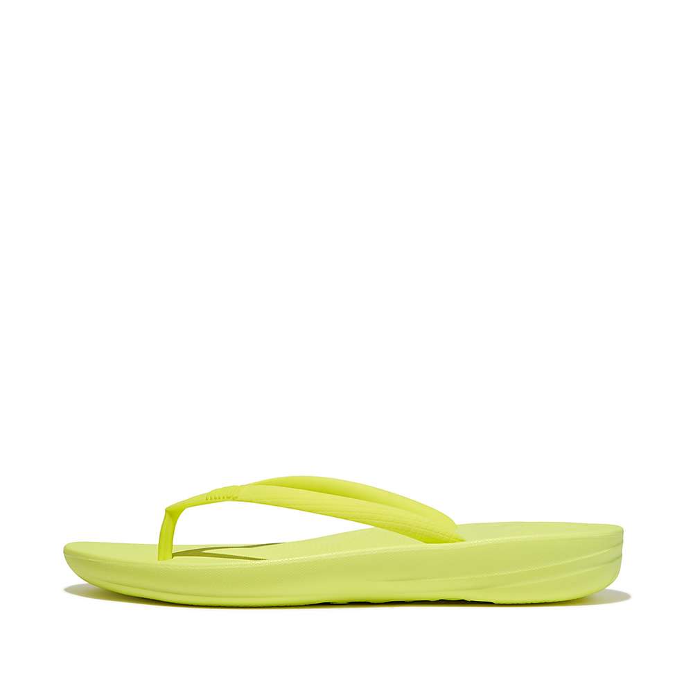 Yellow Women\'s Fitflop IQUSHION Ergonomic Flip Flops | TC7054681